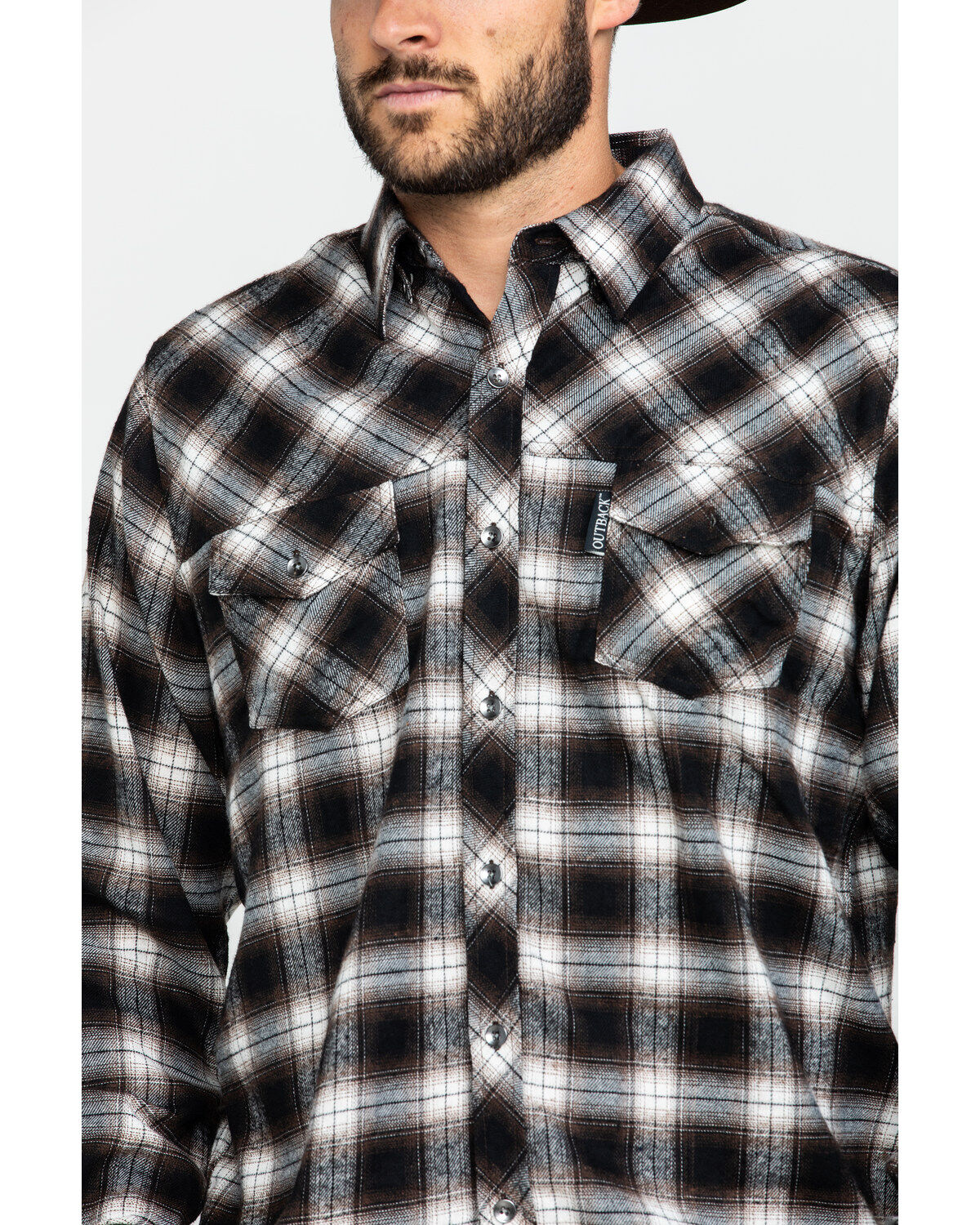 Outback Trading Co. Men's Rogan Performance Flannel Shirt