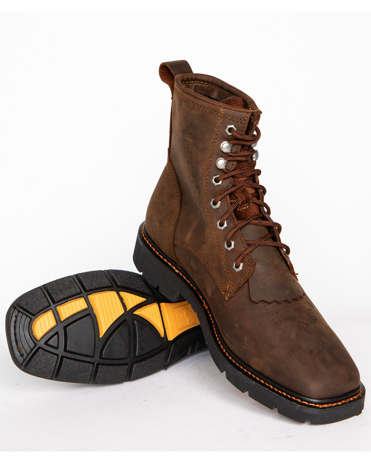 Cody James&reg; Men's Waterproof Lace-Up Western Work Boots