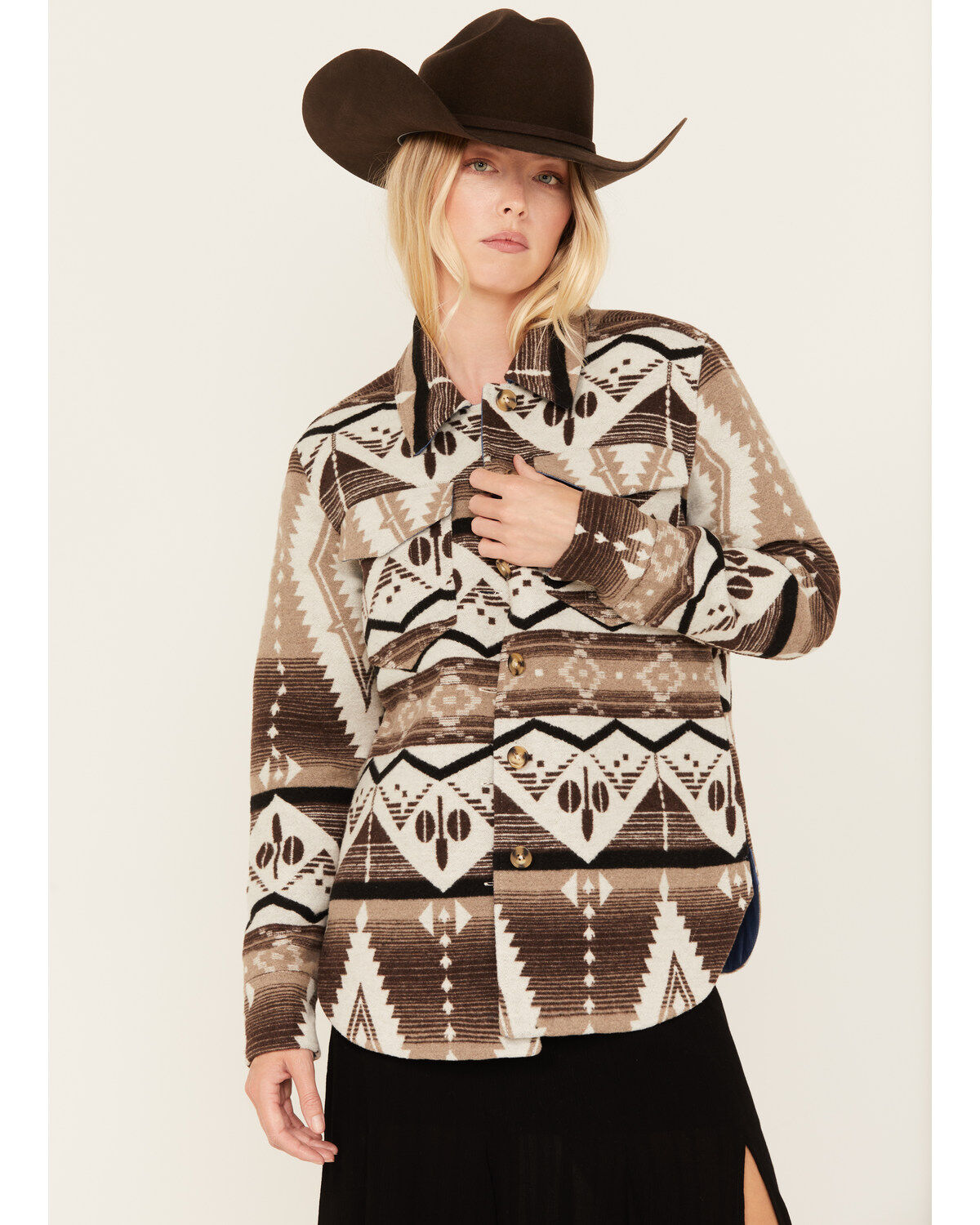 Idyllwind Women's Addy Southwestern Print Shacket