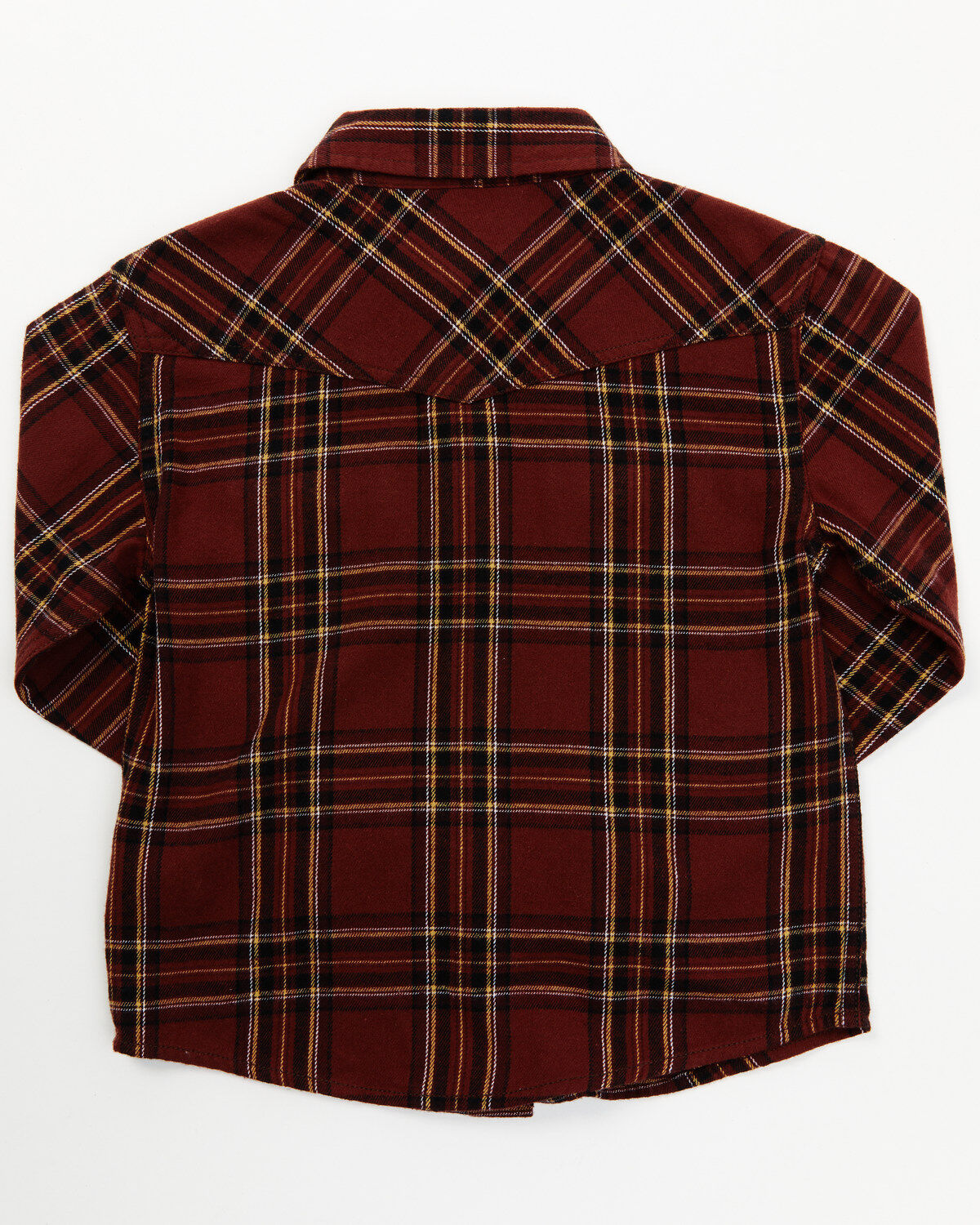 Cody James Boys' Plaid Print Long Sleeve Flannel Snap Shirt - Toddler