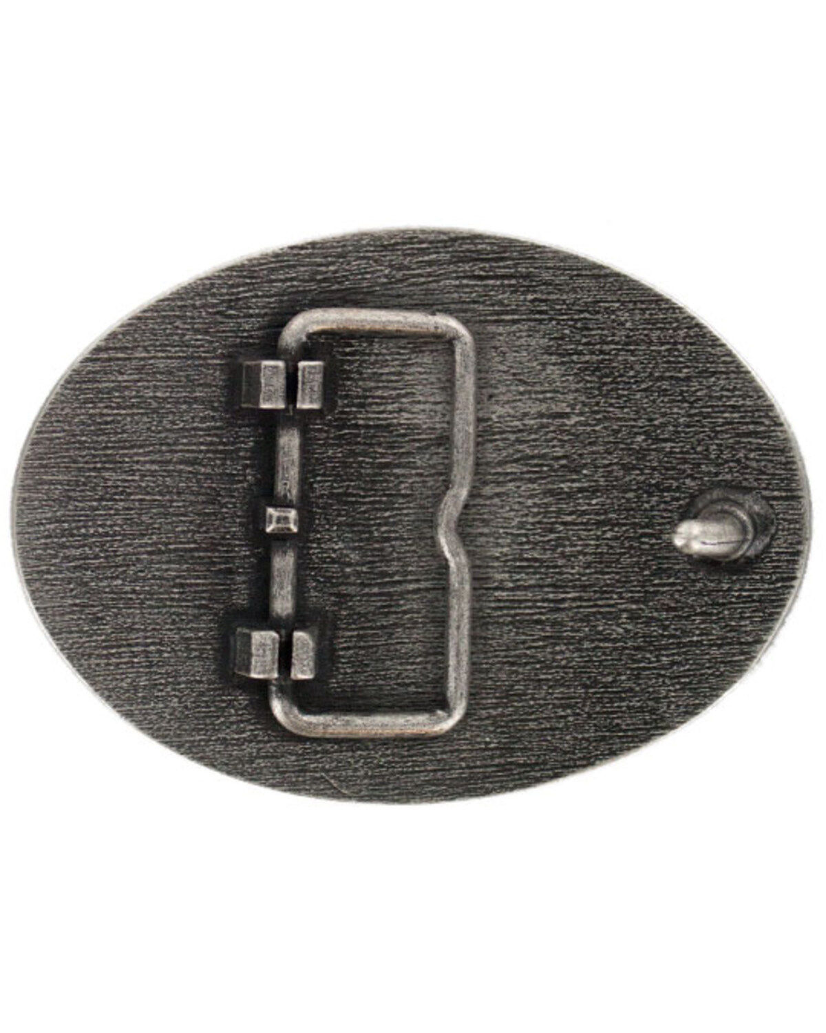 Cody James® Longhorn Antiqued Silver-Tone Oval Belt Buckle