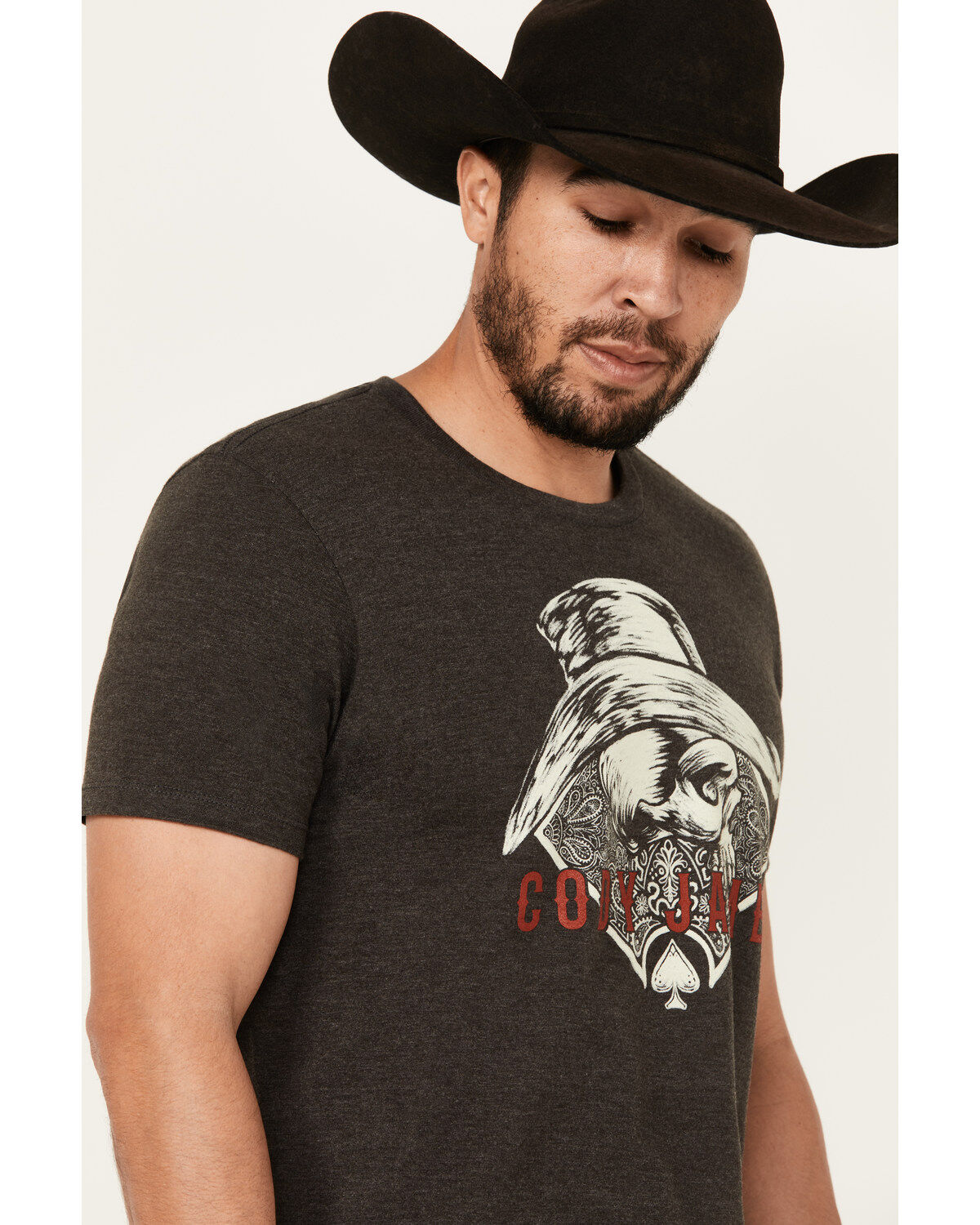 Cody James Men's Ace Skeleton Short Sleeve Graphic T-Shirt