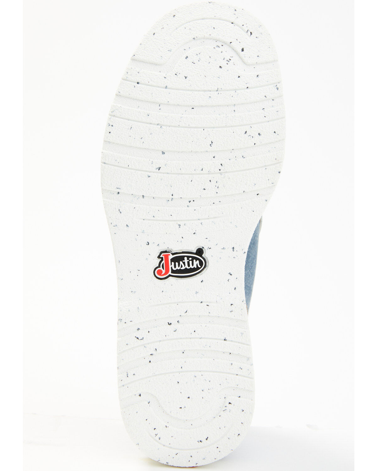 Justin Men's Hazer Denim Casual Hudson Shoes - Moc Toe