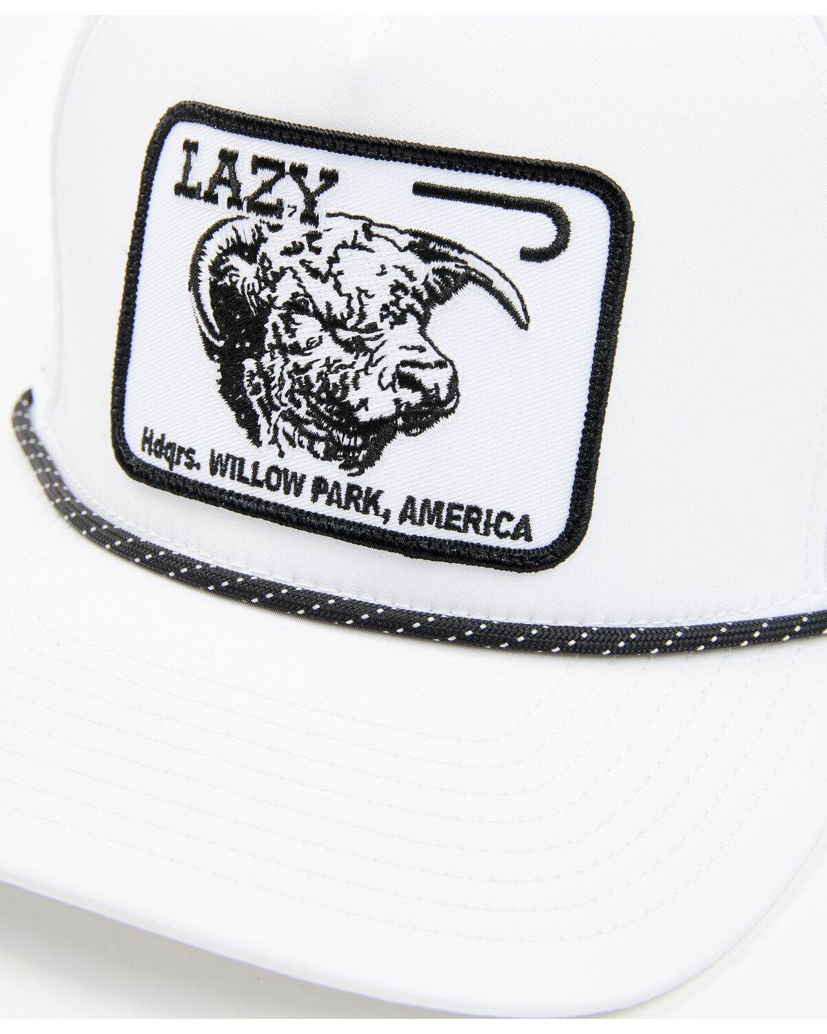 Lazy J Ranch Wear Men's Willow 3 Performance Logo Patch Ball Cap