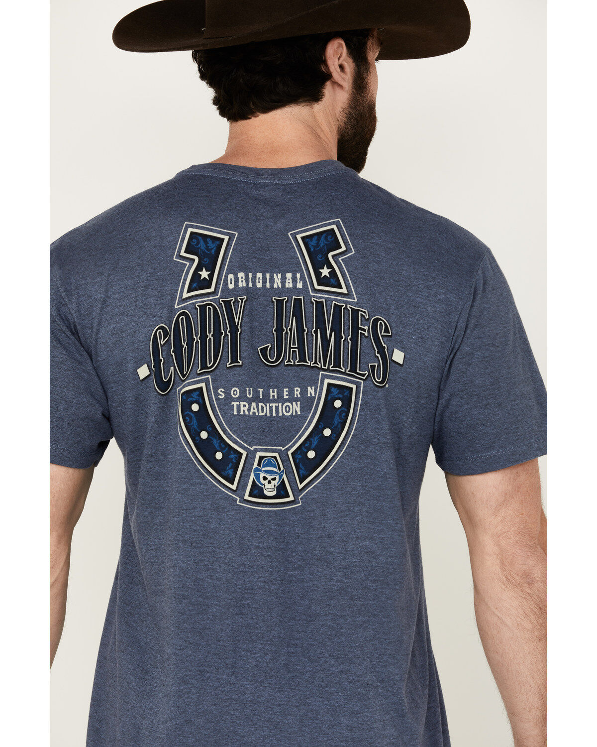 Cody James Men's Lucky Horseshoe Short Sleeve Graphic T-Shirt