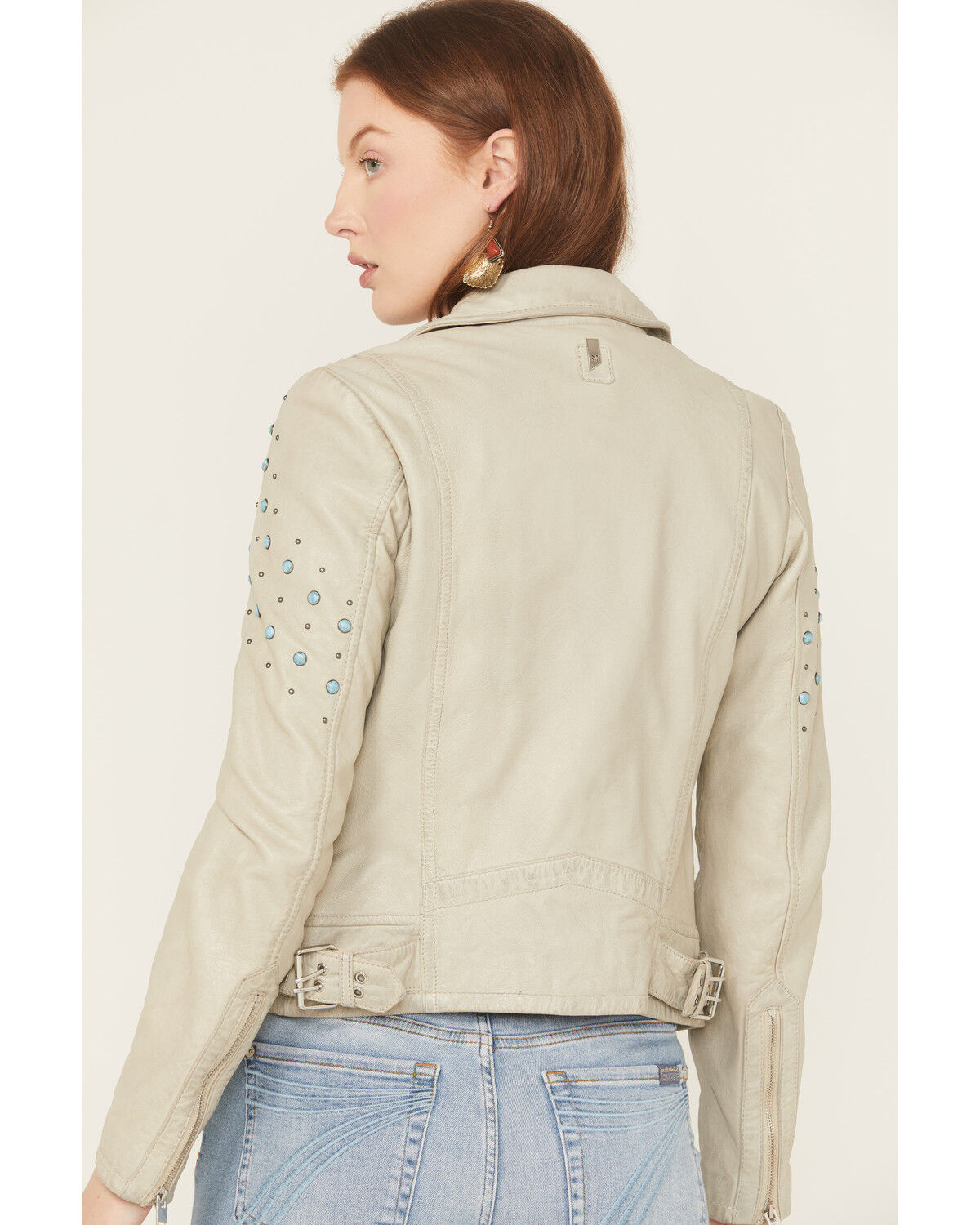 Mauritius Leather X Boot Barn Women's Cassidy Studded Leather Jacket