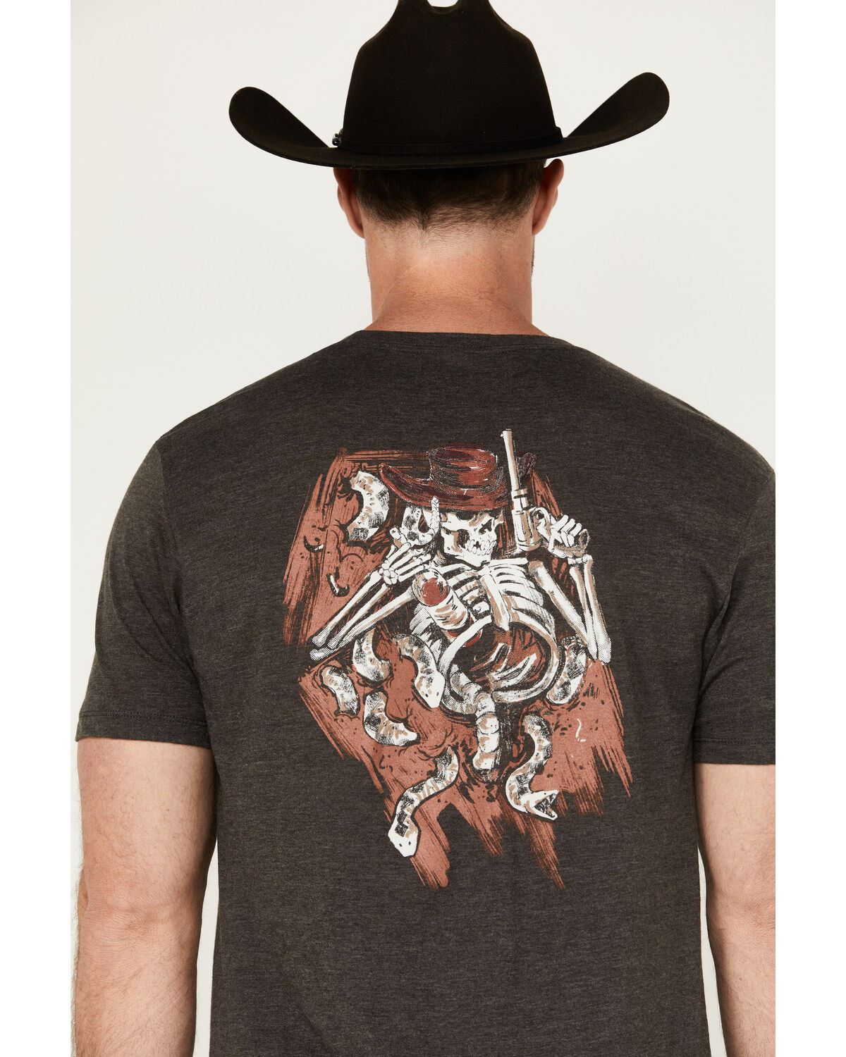 Cody James Men's Troubled Skeleton Short Sleeve Graphic T-Shirt