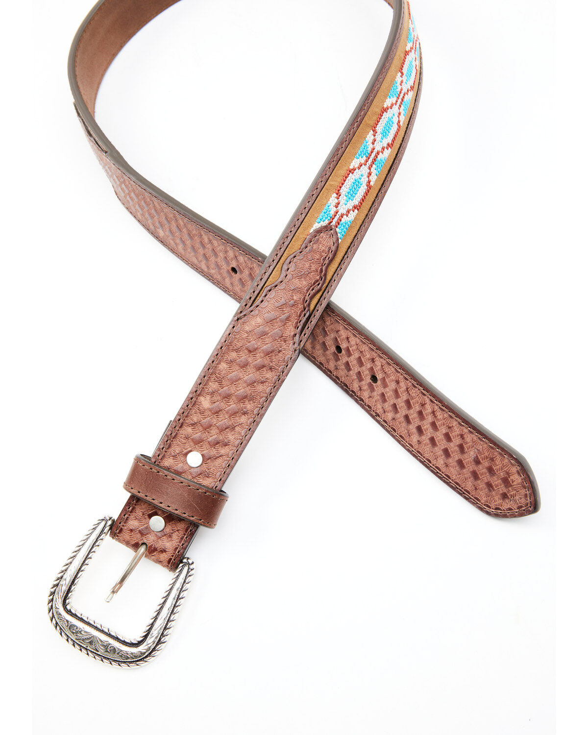 Cody James Men's Southwestern Basket Weave Western Belt
