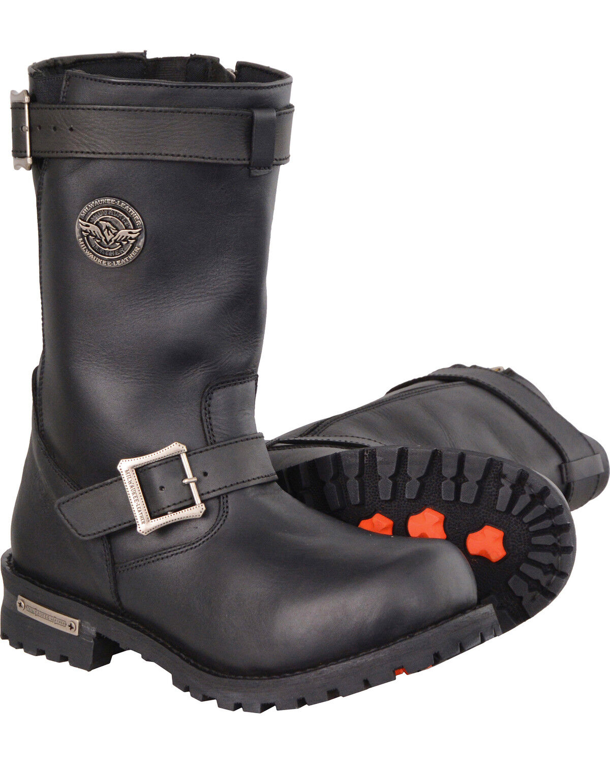 Milwaukee Leather Men's 11" Classic Engineer Boots - Wide