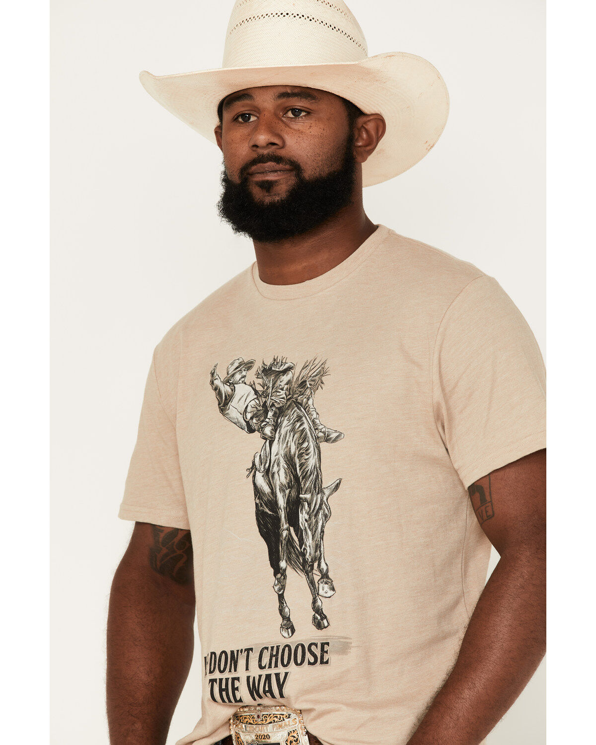 Wrangler Men's Yellowstone Choose The Way Graphic Short Sleeve T-Shirt