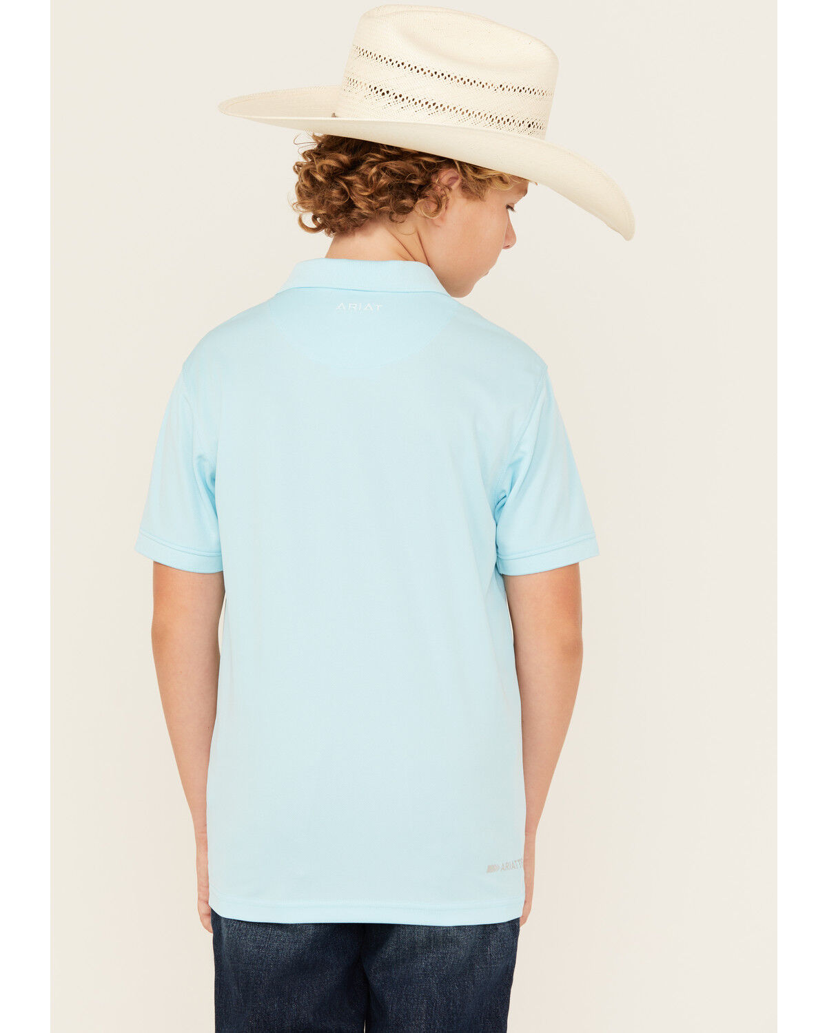 Ariat Boys' Tek Short Sleeve Polo Shirt
