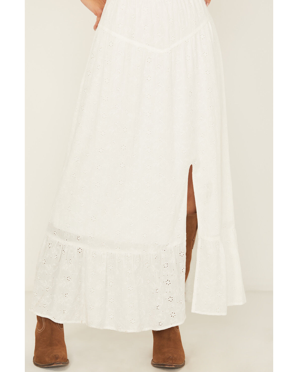 Shyanne Women's Eyelet Maxi Skirt