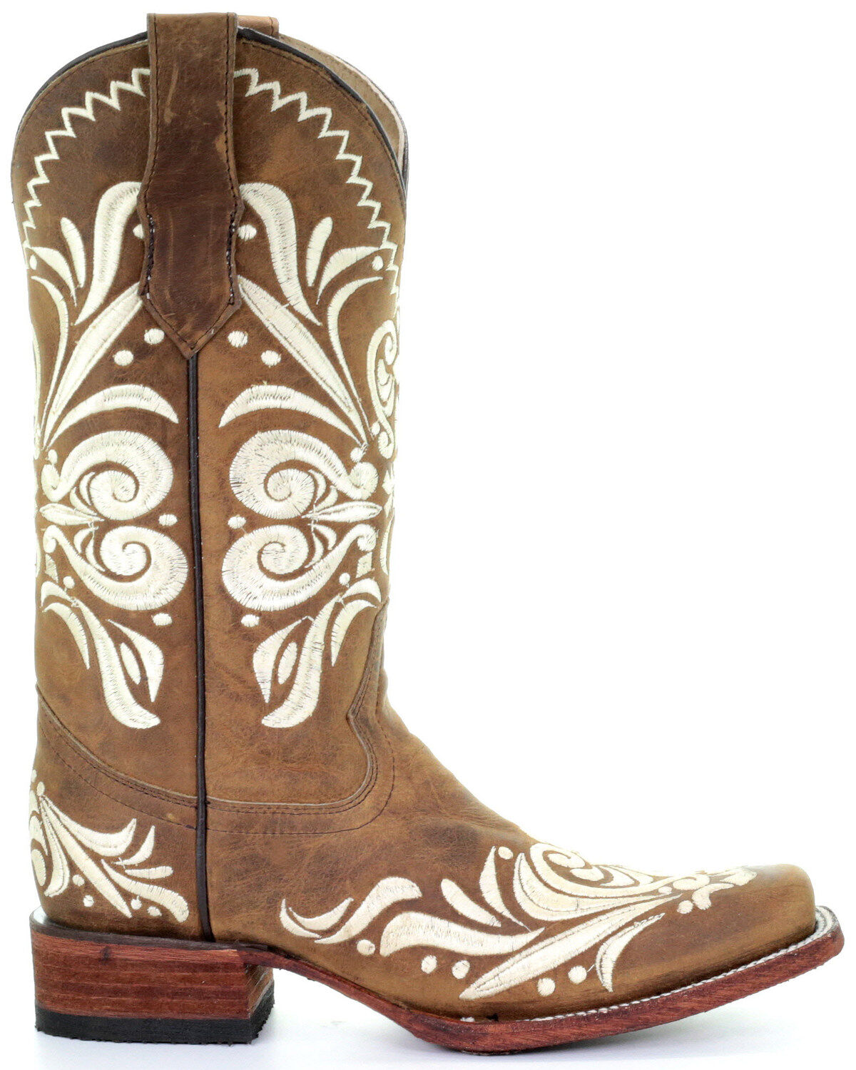 Circle G Women's Embroidery Western Boots - Square Toe