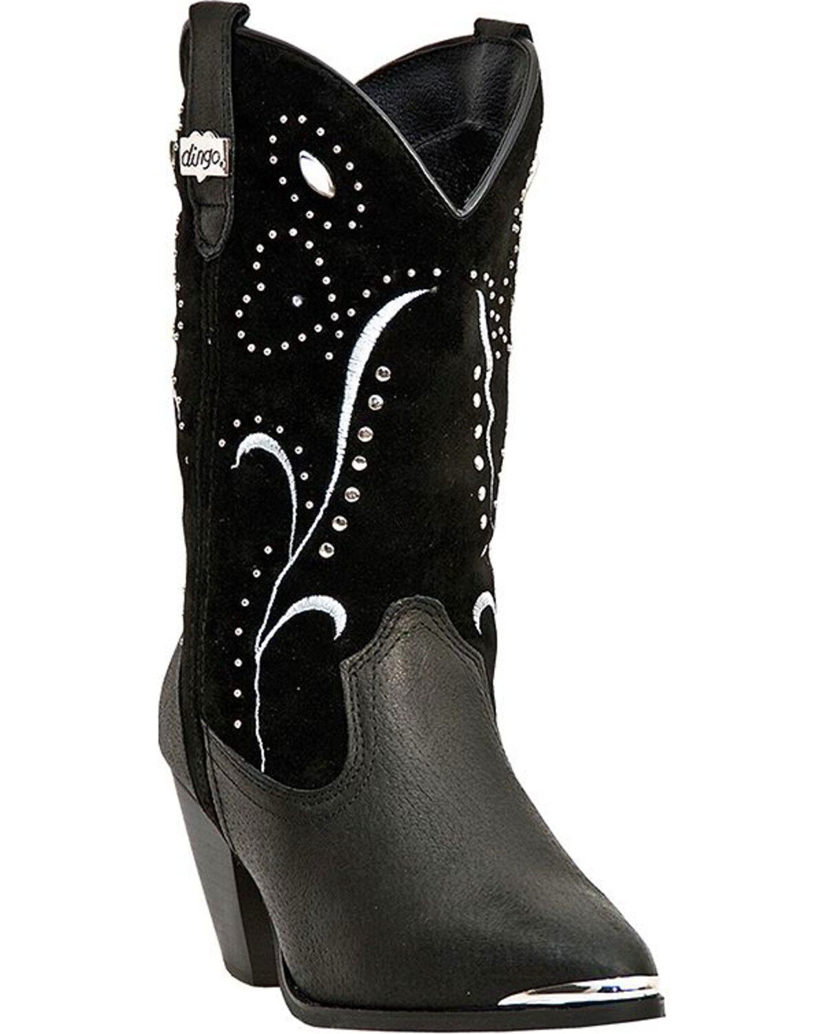 Dingo Women's Ava Studded Western Boots - Round Toe