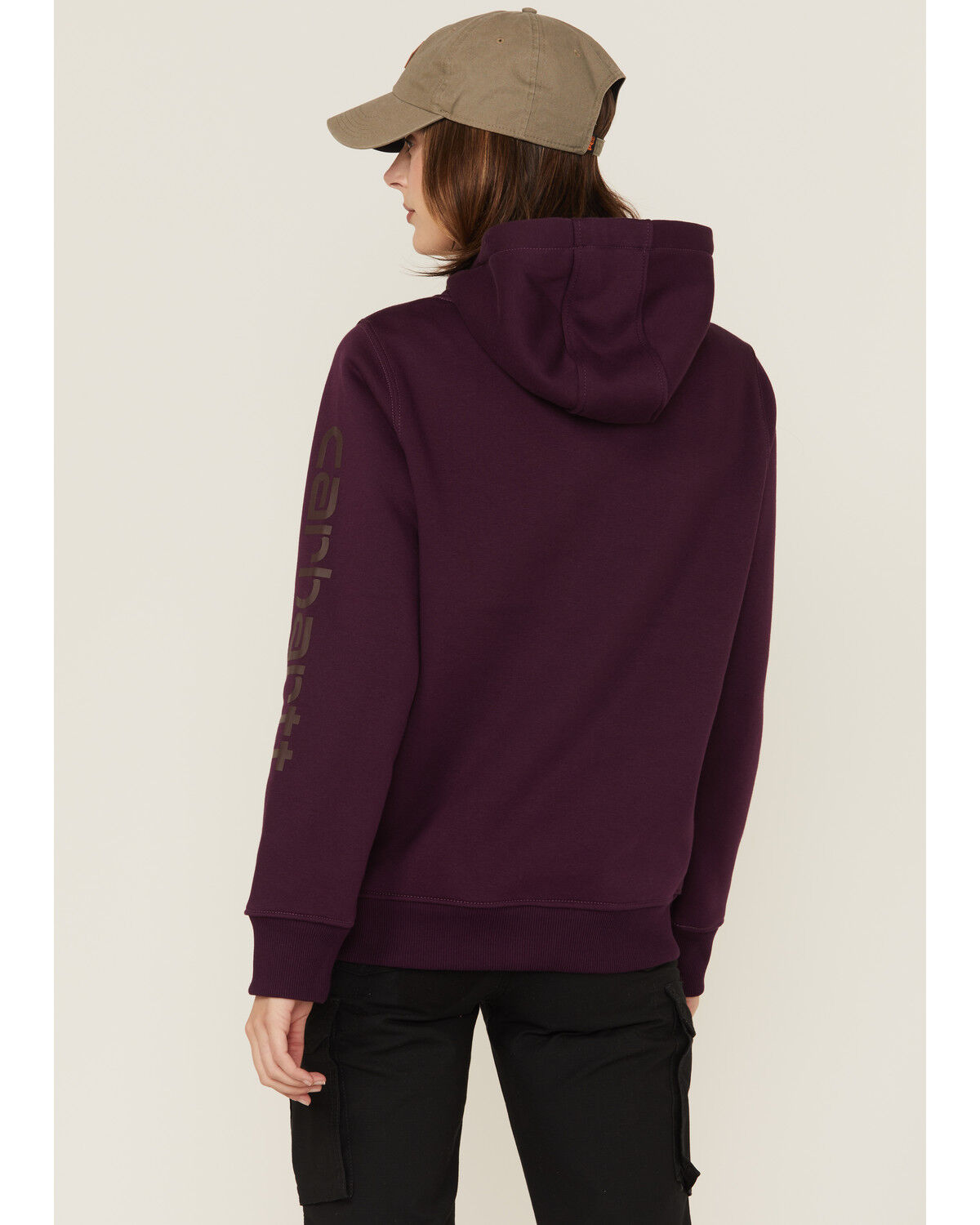Carhartt Women's Relaxed Fit Midweight Logo Graphic Hoodie