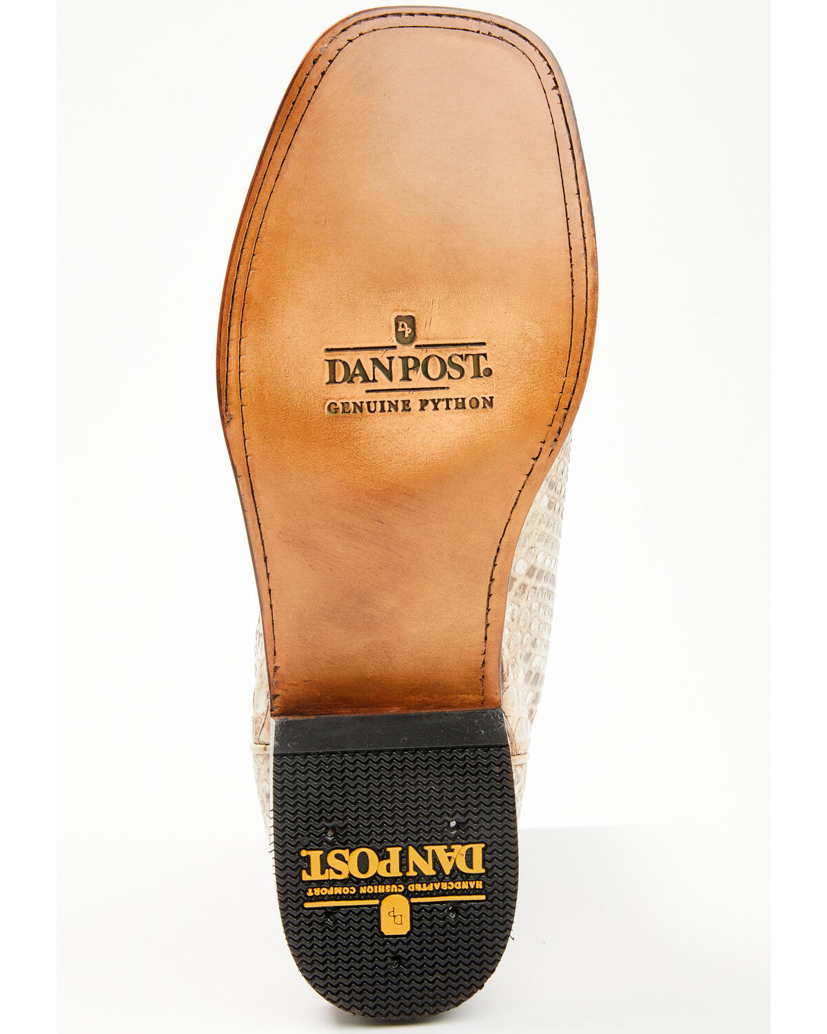 Dan Post Men's Exotic Python Western Boots - Broad Square Toe