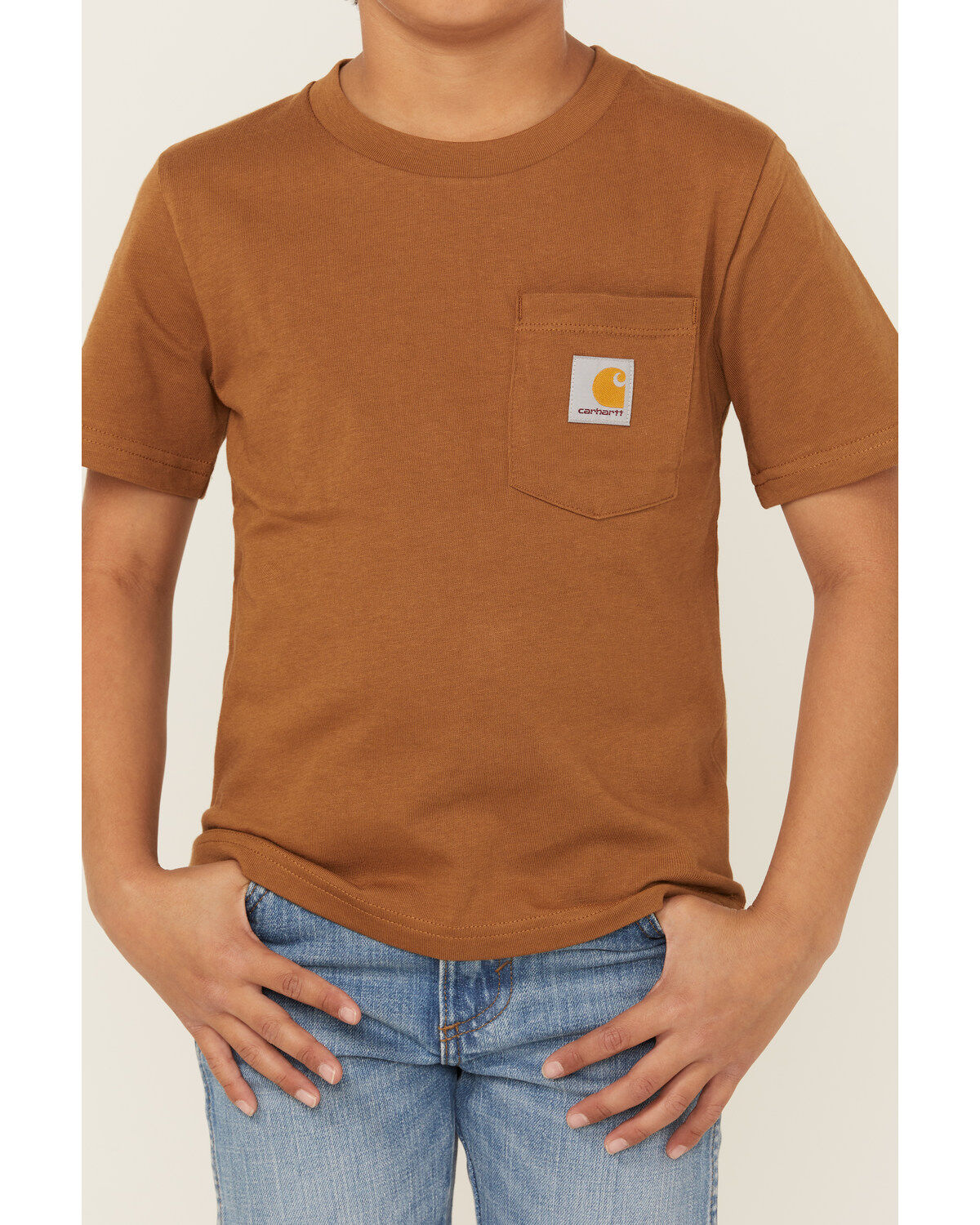 Carhartt Little Boys' Solid Short Sleeve Pocket T-Shirt