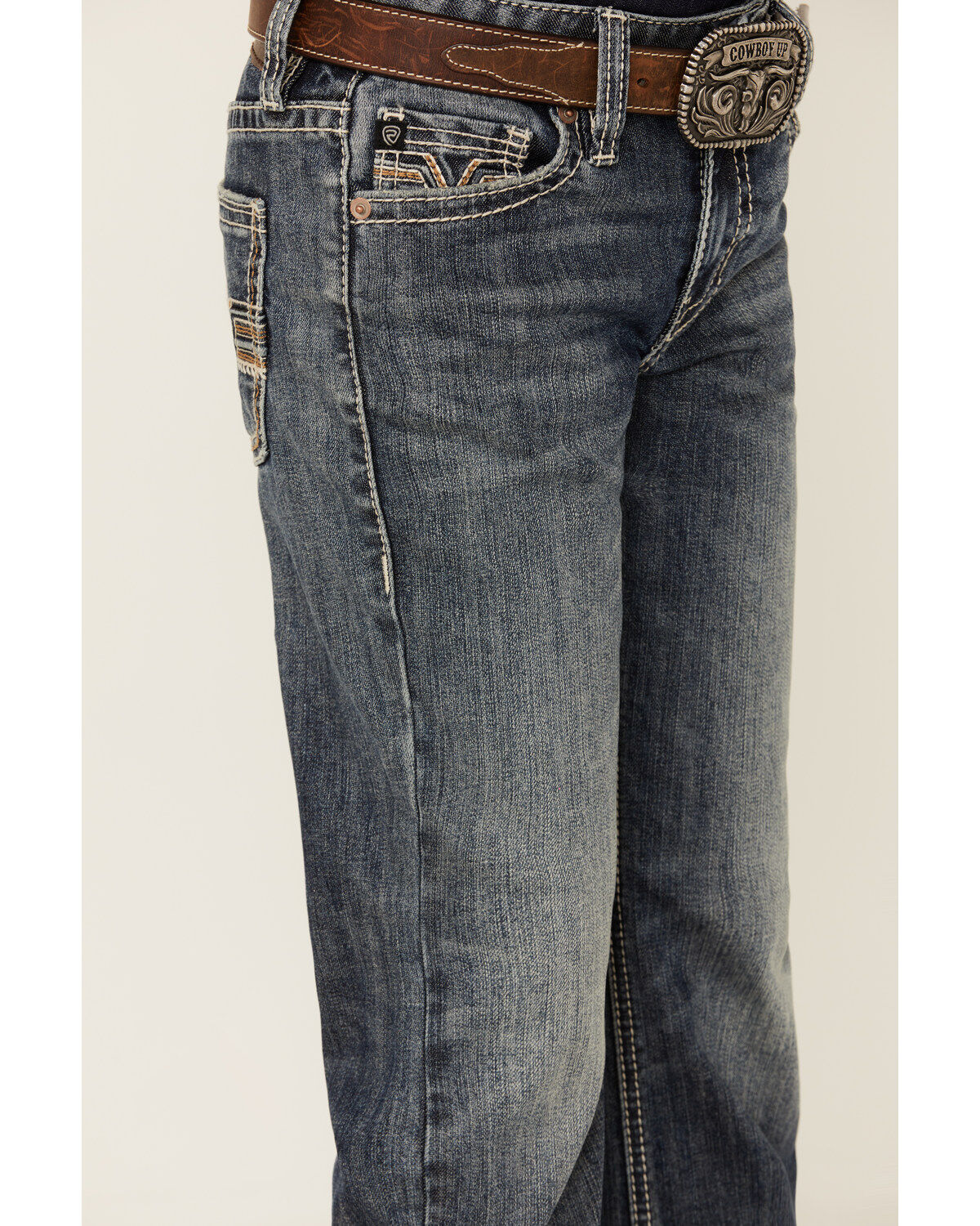 Rock & Roll Denim Boys' Bootcut Stretch Denim Jeans