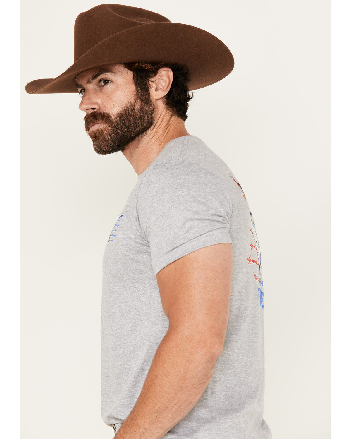 Cowboy Hardware Men's Live Free Short Sleeve Graphic T-Shirt