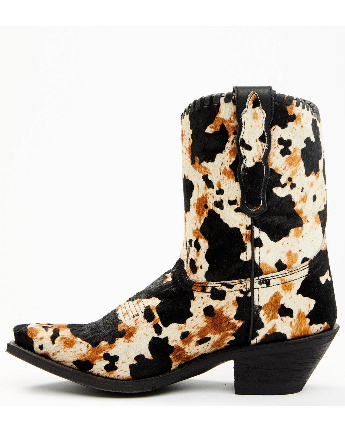 Laredo Women's Carleigh Hair On Hide Western Fashion Booties - Snip Toe