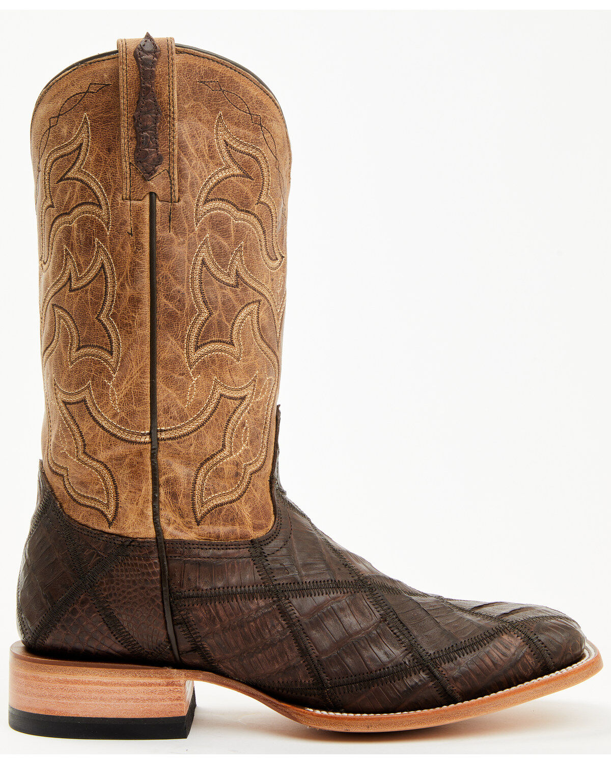 Cody James Men's Exotic Caiman Western Boots - Broad Square Toe