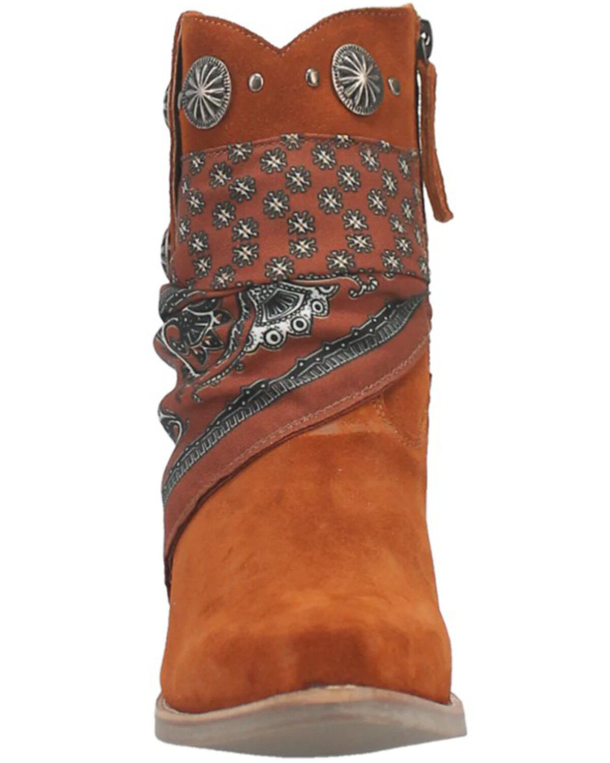 Dingo Women's Suede Bandida Western Booties - Round Toe
