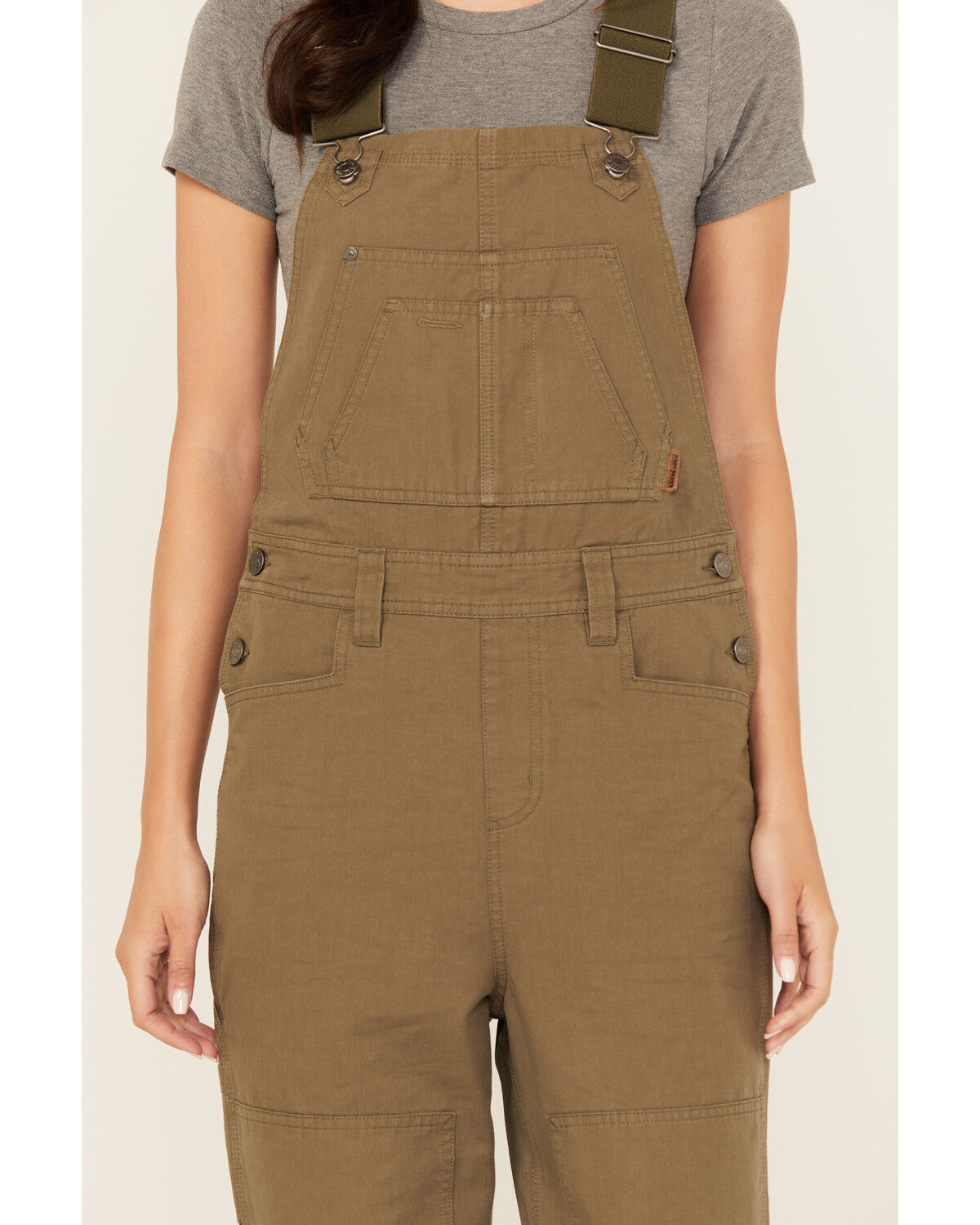 Lucky Brand Workwear Women's Broken Canvas Work Overalls