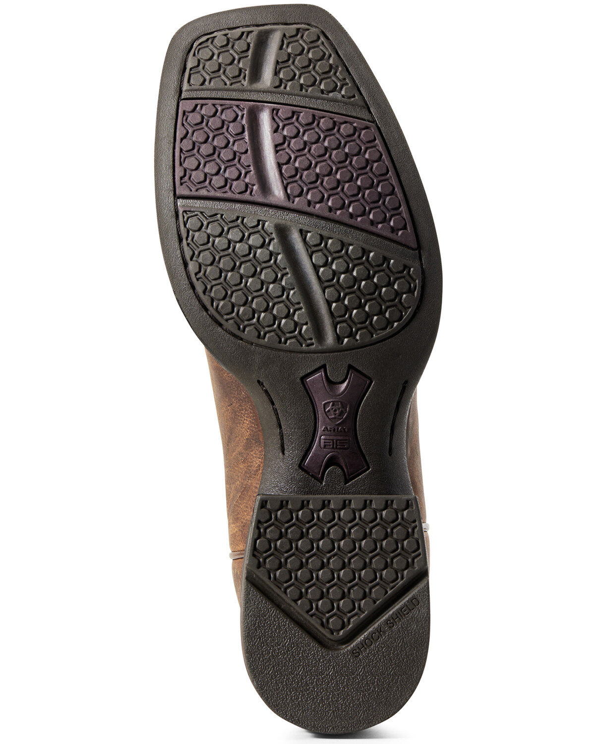 Ariat Men's Amos Shock Shield Quickdraw Western Performance Boots - Broad Square Toe