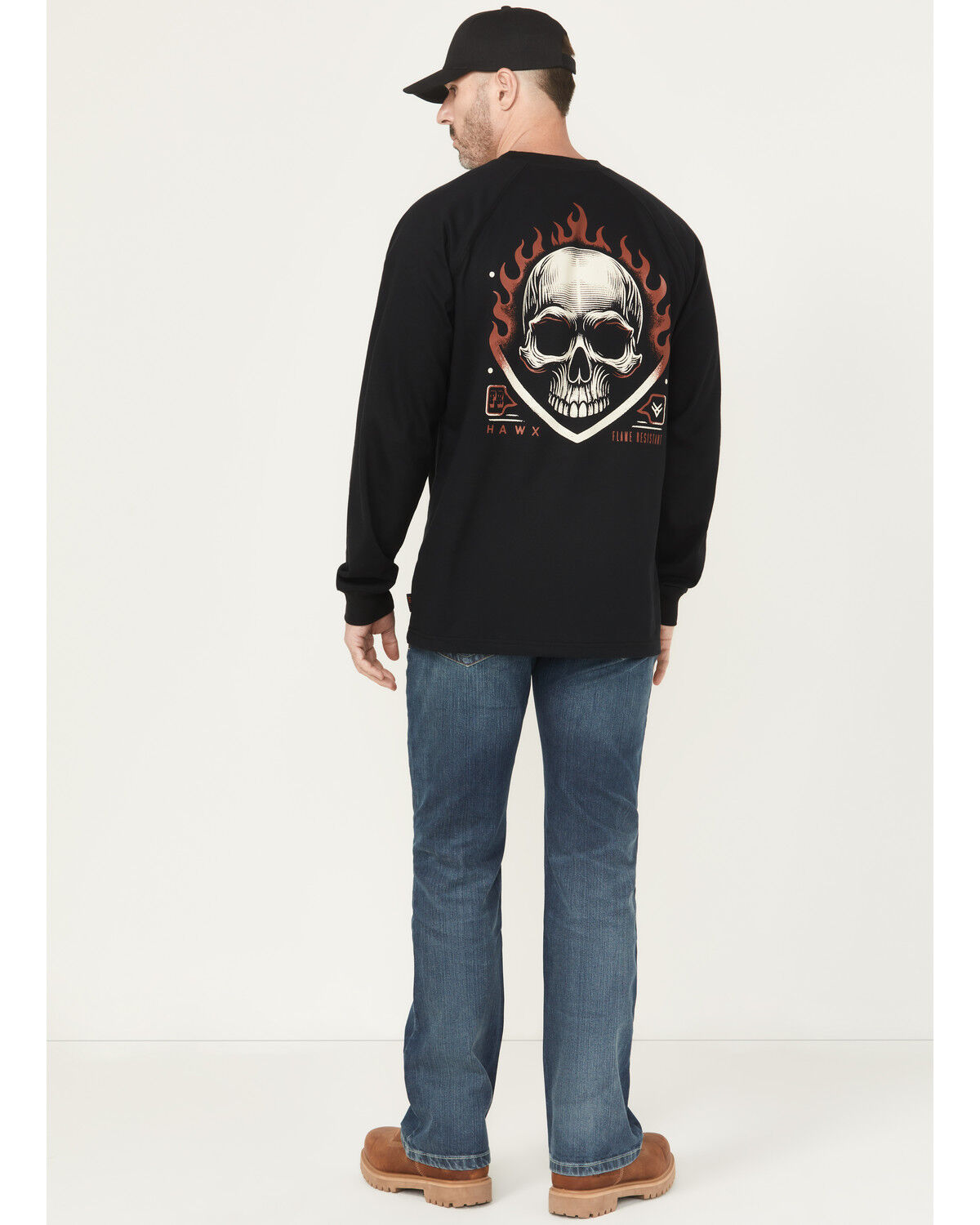 Cody James Men's FR Medium Wash Bozeman Bootcut Stretch Denim Work Jeans