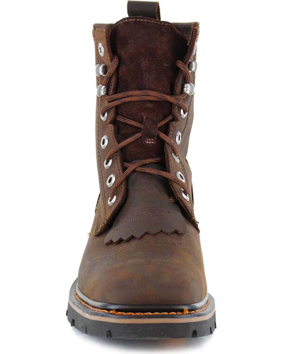 Cody James Men's Mustang Lace-Up Kiltie Work Boots - Soft Toe
