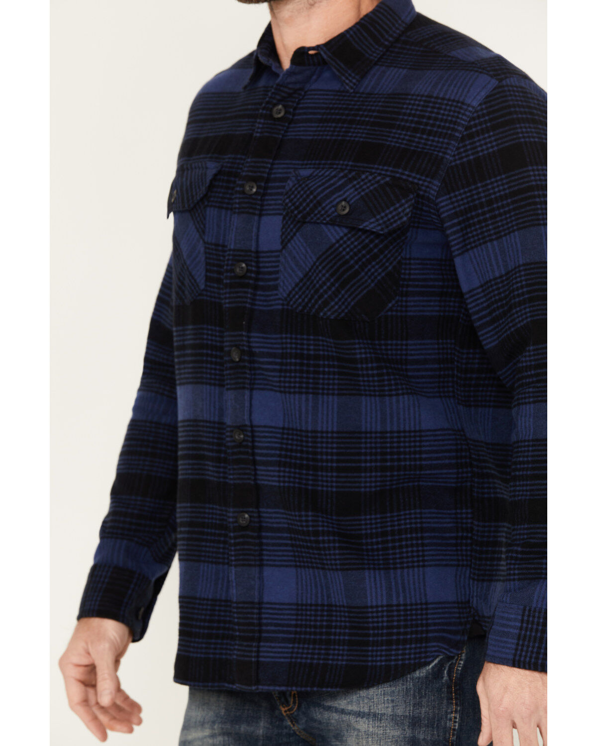 Pendleton Men's Burnside Plaid Print Long Sleeve Button-Down Flannel Shirt