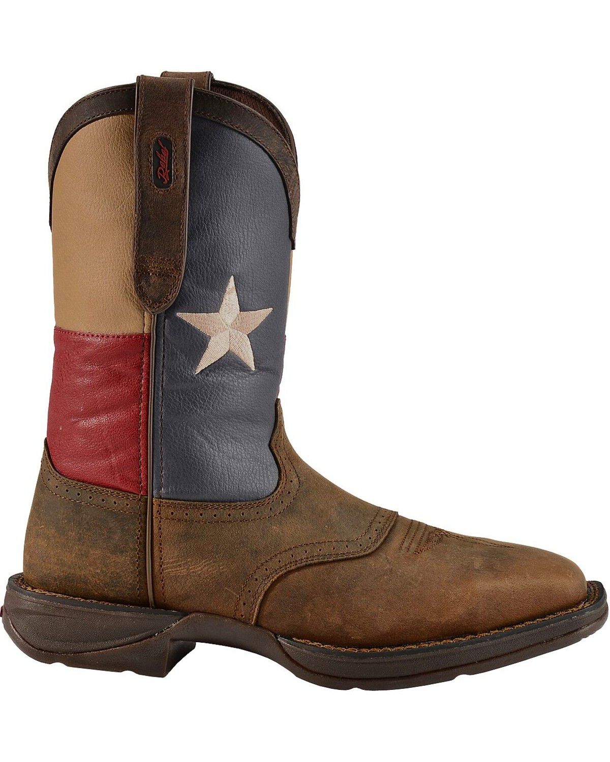 Rebel by Durango Men's Steel Toe Texas Flag Western Boots