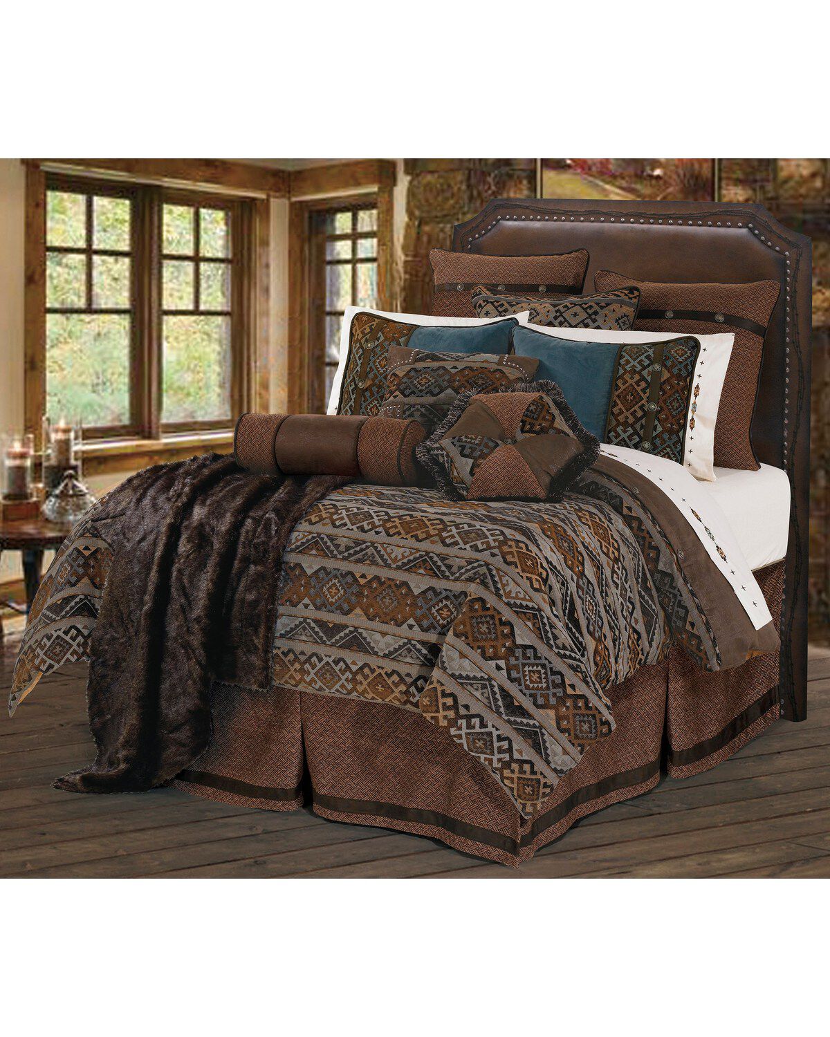 HiEnd Accents Rio Grande Full Size Comforter Set - 7 Piece