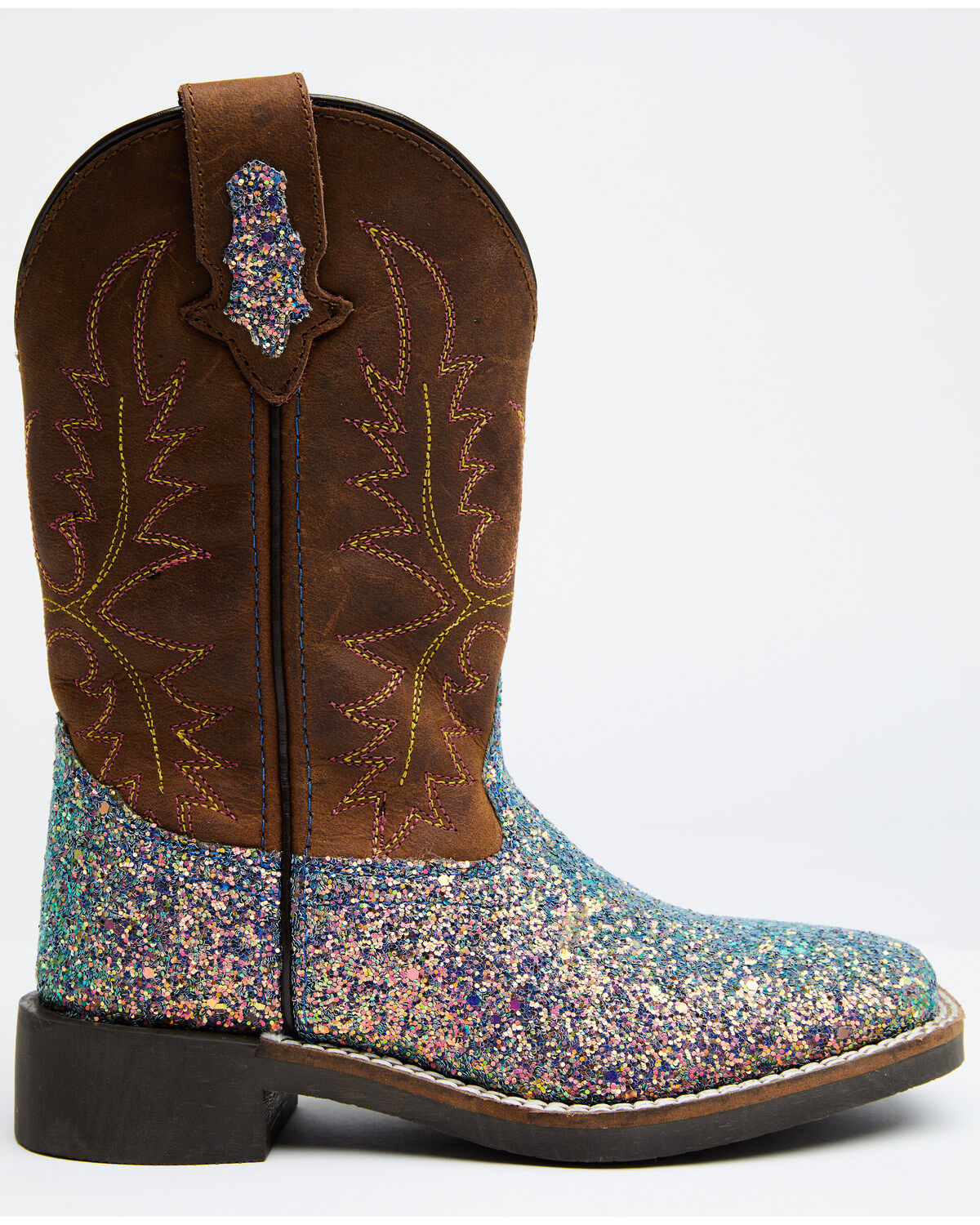 Shyanne Girls' Glitterama Western Boots - Broad Square Toe