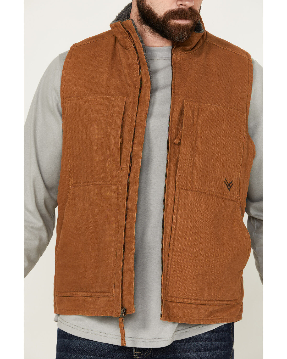 Hawx Men's Browder Weathered Duck Work Vest