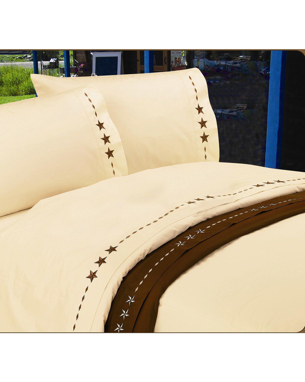 HiEnd Accents Star Queen Sheet Set - 4 Piece