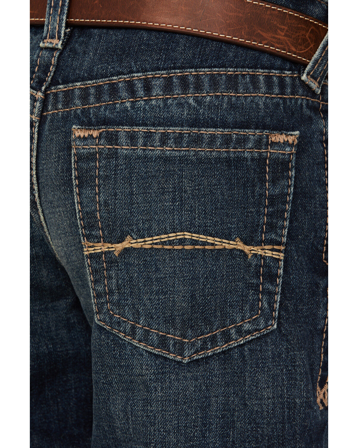 Ariat Boys' B5 Dark Wash Slim Straight Denim Jeans