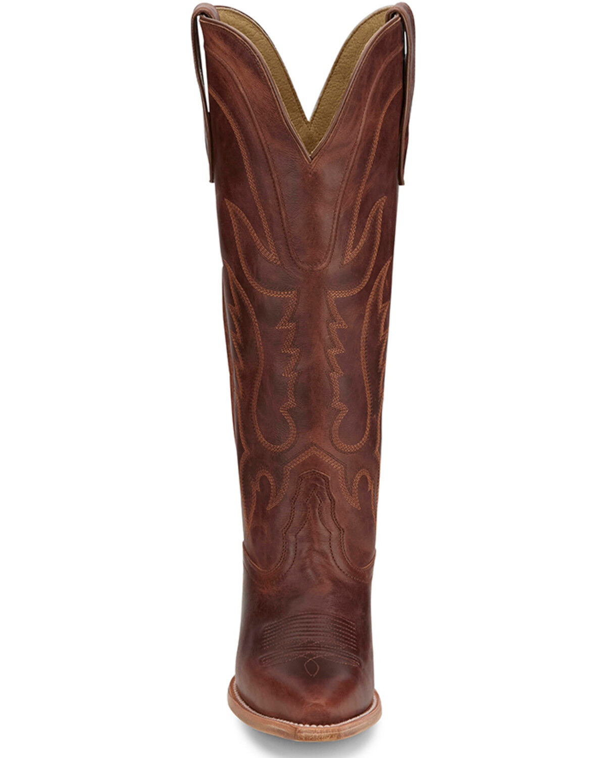 Tony Lama Women's Derby Jess Tall Western Boots - Snip Toe