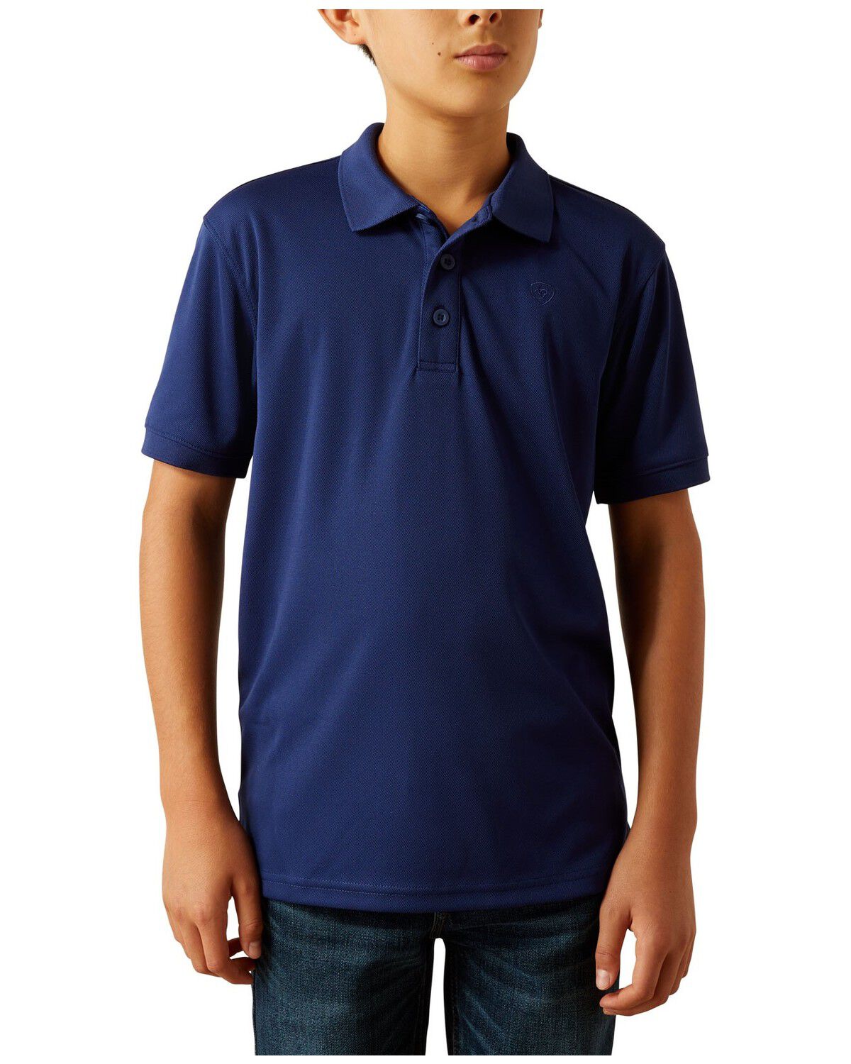 Ariat Boys' VentTEK Short Sleeve Polo