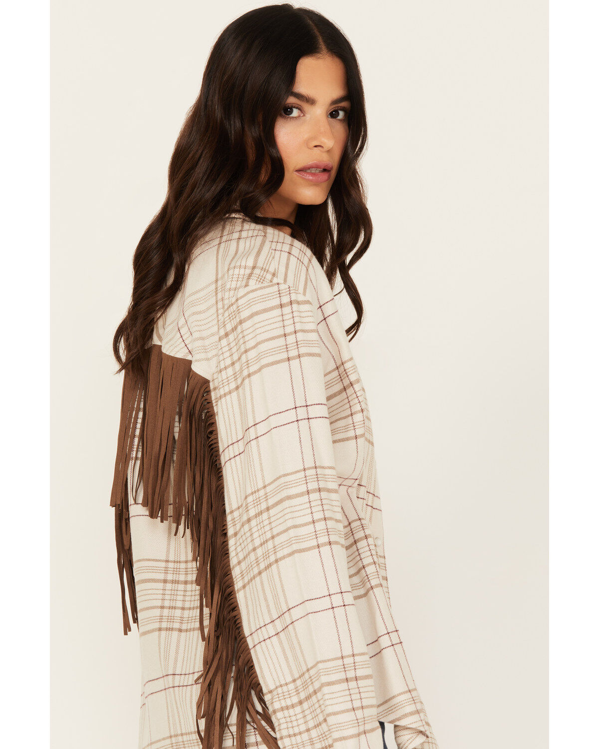 Idyllwind Women's Kingfish Fringe Flannel Shirt