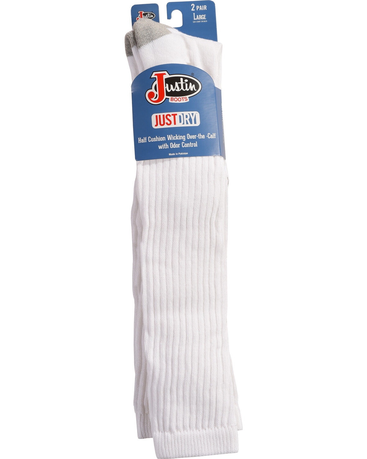 Justin Men's JUSTDRY Over-the-Calf Socks