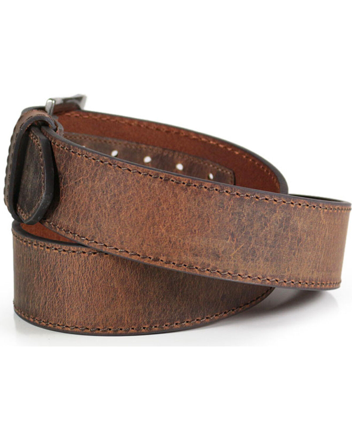 American Worker Men's Wide Leather Belt