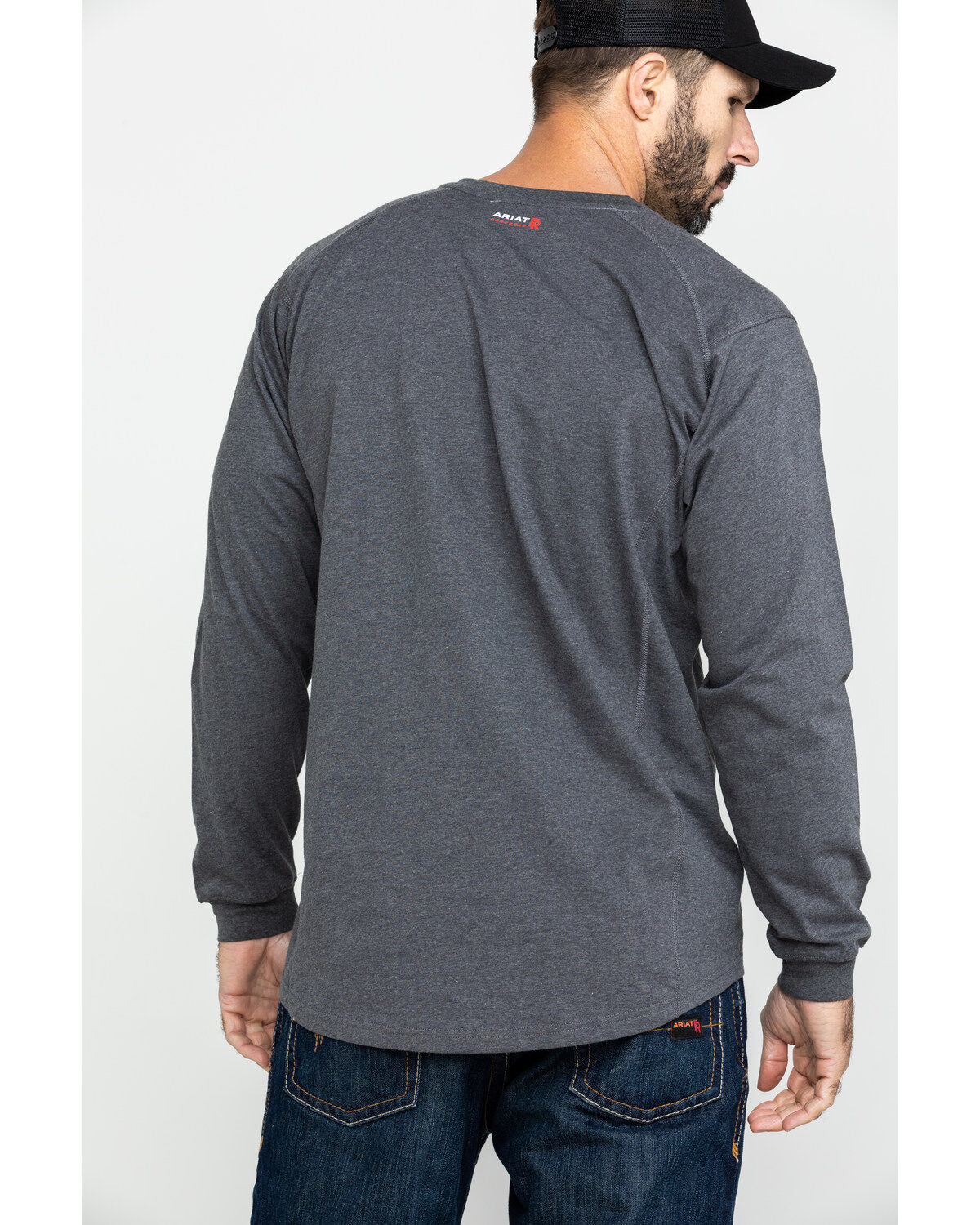 Ariat Men's FR Air Henley Long Sleeve Work Shirt
