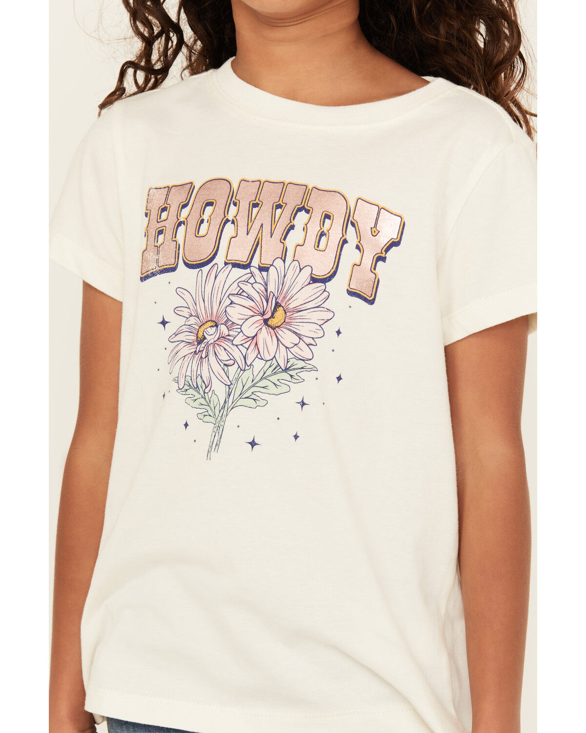 Shyanne Girls' Howdy Short Sleeve Graphic Tee