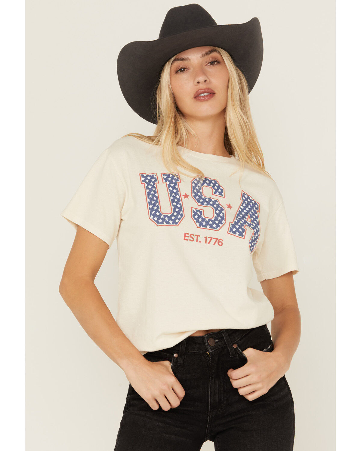 Youth in Revolt Women's USA EST. 1776 Short Sleeve Graphic Tee