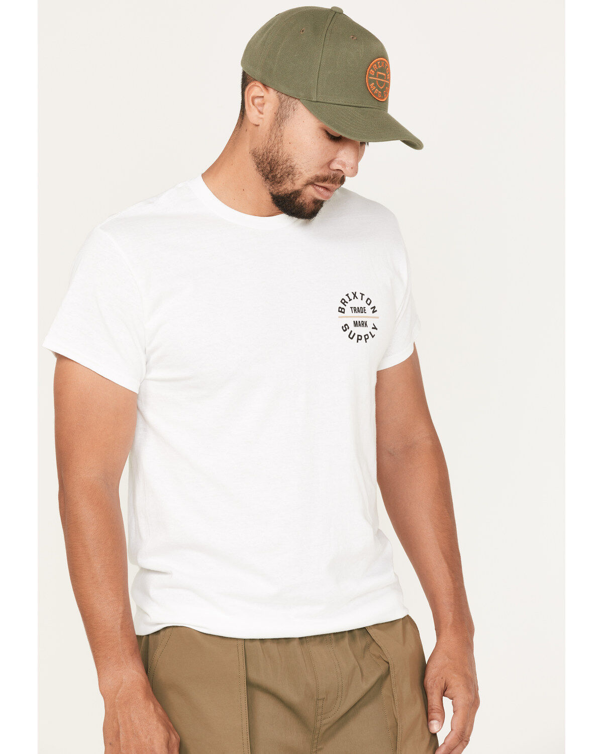 Brixton Men's Oath V Logo Graphic T-Shirt