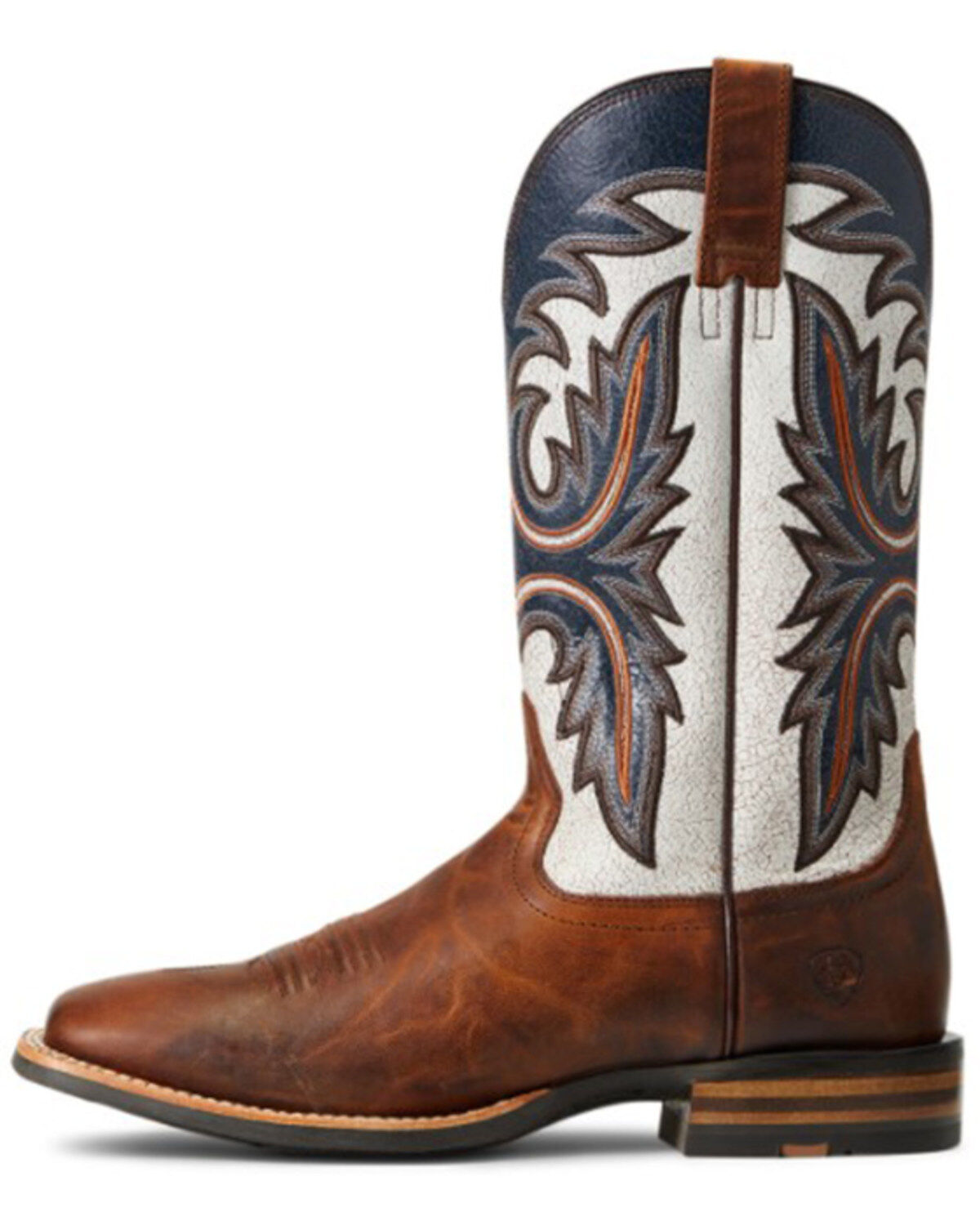 Ariat Men's Bushrider Full-Grain Western Performance Boot - Broad Square Toe