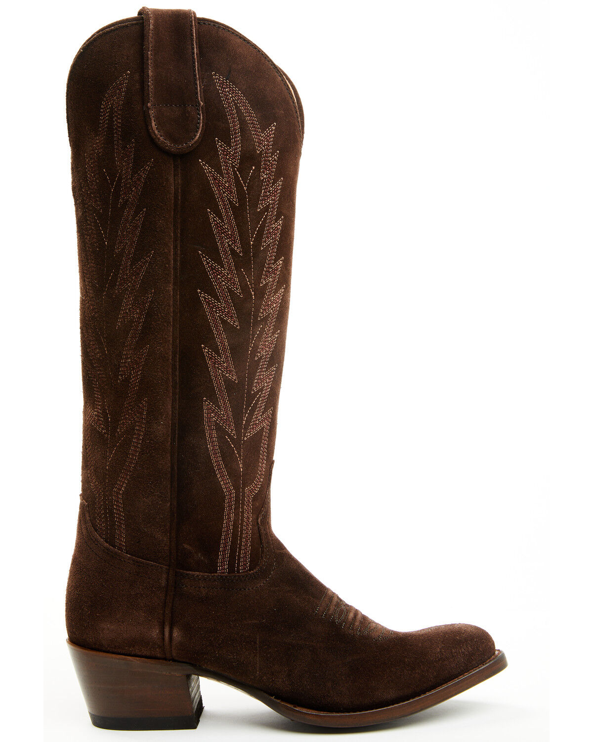Macie Bean Women's Life's Like A Box Of Chocolates Suede Tall Western Boots - Round Toe