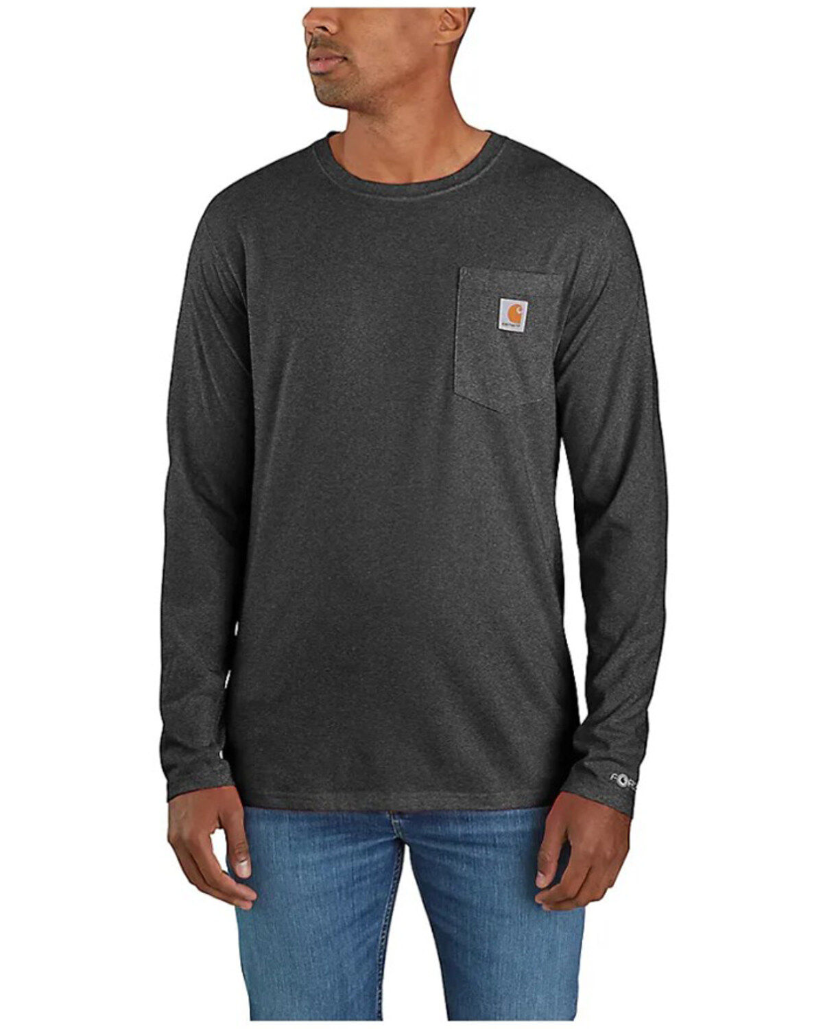 Carhartt Men's Force Relaxed Fit Midweight Long Sleeve Pocket T-Shirt - Big
