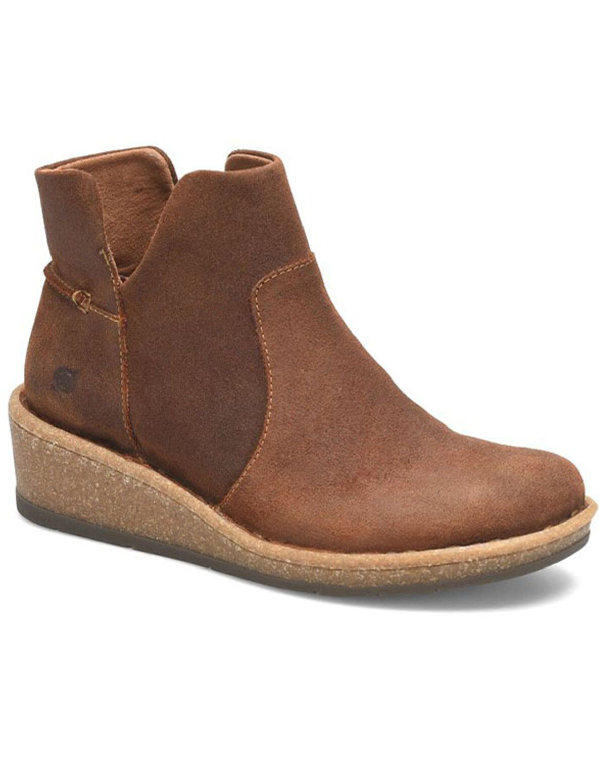 Born Women's Viv Wedge Booties - Round Toe